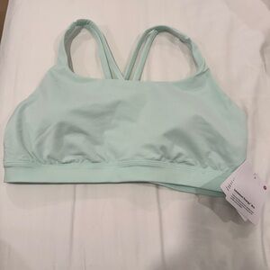 lululemon athletica Enerfy Bra Mint Double-Strap Sports Bra